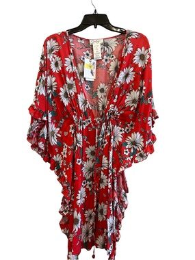 Jessica Simpson Daisy Swim Coverup Size Medium